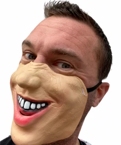 Rubber Johnnies Smiley Guy Half Face Mask 7 Rubber Johnnies Smiley Guy Half Face Mask