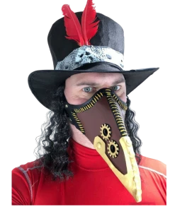 Rubber Johnnies Steampunk Plague Doctor Mechanic Mask Horror Masks