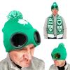 Rubber Johnnies St Patricks Day St Patrick`s Day Ireland Green Beanie Goggle Hat